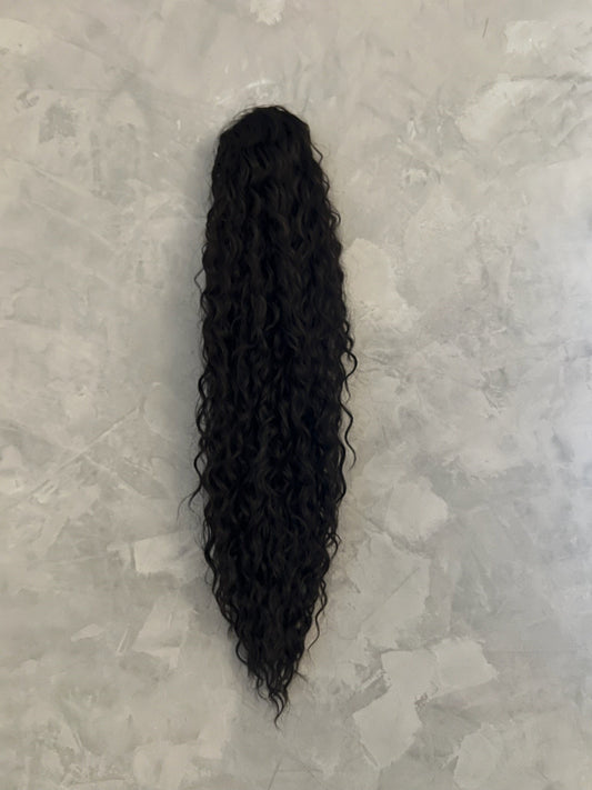 Sassy Mørke Brun ponytail