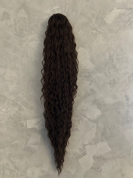 Sassy Short Brun Ponytail
