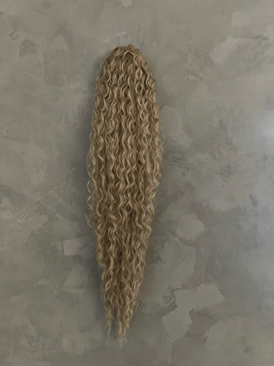 Sassy Kold Blond Ponytail